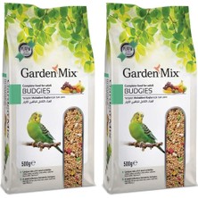 Gardenmix Platin Seri Vitaminli Meyveli Muhabbet Kuşu Yemi 500 gr 2li Paket
