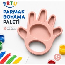 Ertu Çocuklar Için Parmak Boyası Paleti-El Şeklinde Boya Tepsisi-3d Baskı-Sanat Etkinlik