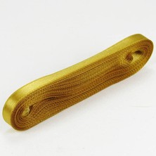Gold (Altın) Saten Kurdela 1 Cm. x 10 Metre (Gold)