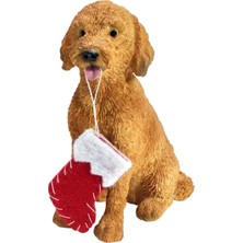 Sandicast Noel Süslemeli Goldendoodle Noel Süsü, Çok Renkli (XSO24201)