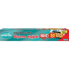 Smarter Yağlı Pişirme Kağıdı Hazır Kesilmiş 30 Adet (10 Adet x 3)