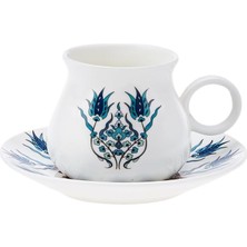 Karaca Bursa 6 Kişilik Kahve Fincanı Takımı, 90 ml