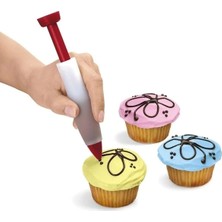 Tinky Winky Pasta Dekor Kalemi 16 cm Pasta Süsleme Muffin Cupcake Dekor Yazı Çikolata Latte Kalem