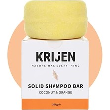 Krijen Hindistan Cevizi & Portakal Kabuğu Katı Şampuan 100 gr