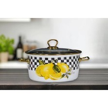 Lemon Emaye Kızartma Tenceresi 22 cm