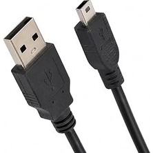 Primex PX-5P05 0.5 Metre 5 Pin USB Kablo, 50CM Mini USB Kablo, USB Am/mini 5pin Kablo