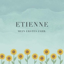 Etienne Mein Erstes Jahr: Baby Tagebuch I Babyalbum I Erinnerungsalbum I Eintragealbum I Kinderbuch I Babybuch I Perfektes Babyshower Oder Babyparty Geschenk Für Die Geburt Von Etienne