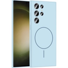 Mudanis Joko Samsung Galaxy S23 Ultra Kılıf Jully Magsafe Kapak - Mavi