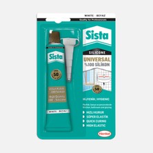 Sista Universal %100 Silikon Beyaz 50 G (8'li Paket)