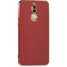 Hsc Bilişim Mate 10 Lite Kılıf Volet Silikon - Kırmızı