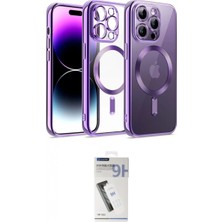 Marsilyan™- iPhone 12 Pro Kılıf Nova Işık Özel Seri - Şeffaf Uv Polymer Nano Ekran Koruyucu