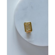 Charmlucky Çelik Klipsli Harf Küpe(Tek)