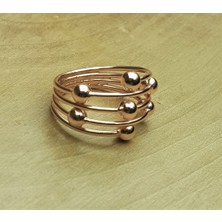 Canka Rose Toplu Taşssız Gümüş Yüzük