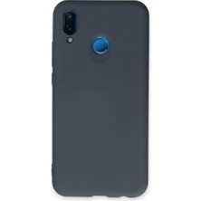 Hsc Bilişim P20 Lite Kılıf Nano Içi Kadife Silikon - Gri