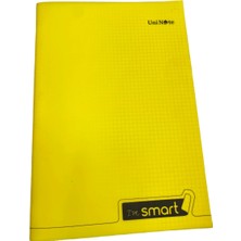Uninote I'm Smart Sarı Kareli Defter A4 - Okul ve Ofis Için Kaliteli Not Defteri
