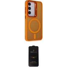 Marsilyan™- Galaxy S24 Plus Kılıf Akış Form - Siyah 6d Antistatik Mat Seramik Hayalet Nano Ekran Koruyucu