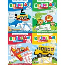 Trendy Pazars Kelime Avı - Bulmaca Kitabım - 4'lü Seri