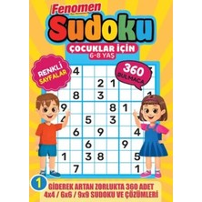 Trendy Pazars Fenomen Çocuklar Için Sudoku 6-8 Yaş