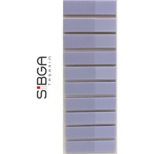Sibga Tasarım Şeffaf Eflatun Renkli Postit Post-It Post It. Kitap Ayracı Ayraç Postit Sticker Not Kağıdı