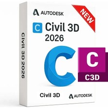 Autodesk Civil 3D 2026 (Windows) - 1 Pc 2 Yıl Serial + Product Key