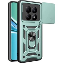 Mentra Online Xiaomi Redmi Note 15 4g Pars Lens Yüzüklü Silikon - Yeşil