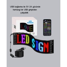 Epilons Rgb LED Panel - Mobil Uyumlu, Yazı ve Gıf Destekli, USB Bağlantılı Dekoratif Ekran