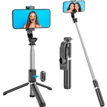 Epilons Tripod Selfie Çubuğu Bluetooth Kumandalı Kablosuz LED Işıklı