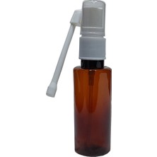 Wellline 3 Adet 50 ml Agız ve Burun Sprey Boş Pet Şişe - Beyaz