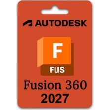 Autodesk Fusion 360 (Windows/MAC) - 1 Kullanıcı 2 Yıl