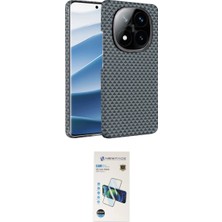 Marsilyan™- Mi 15T Kılıf Doruk Serisi - Siyah 3D Antistatik Cam Ekran Koruyucu