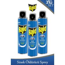 Byanes Sivrisinek ve Karasineklere Karşı Sinek Öldürücü Sprey 300 ml x 3 Adet