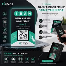 Fidata Banka Hesap Bilgi Iban Kartı Nfc ve Karekod Özellikli