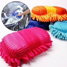Gees Global Araba Oto Yıkama Mikrofiber Süngeri Çift Taraflı Saçaklı Model 1 Adet