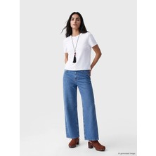 Lc Waikiki Yeni Sezon Wideleg Taşlı Kadın Jean Pantolon