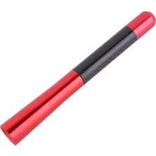 TKÇ Alüminyum Karbon Fiber Oto Anten Çubuğu Kırmızı