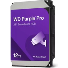 12 Tb Wd 3.5 Purple Sata3 72000RPM 256MB 7/24 Guvenlık WD122PURP (3 Yıl Resmı Dıst Garantı)