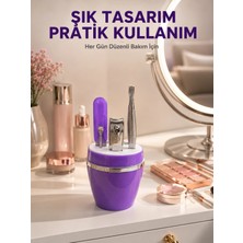 Urfakent Mor Manikür Pedikür Seti Taşınabilir Kişisel Bakım Kiti
