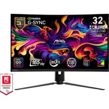 MSI 31.5 Msı Mag 321CUP 0.03MS 165HZ Qd-Oled Monıtor