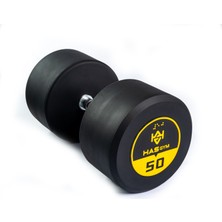 Alin Hasgym 50 kg Kauçuk Kaplı Profesyonel Olimpik Dumbbell ( Dambıl )