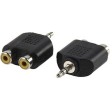 Mykablo 3.5 mm Stereo Erkek to 2x RCA Dişi Çevirici Aparat