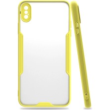 Freedom Storee Apple Iphone Xs Max Kılıf Platin Silikon - Sarı