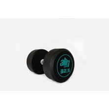 Alinsport Alin Sport 32,5 kg Kauçuk Kaplı Profesyonel Olimpik Dumbell ( Dambıl ) (Yeşil)