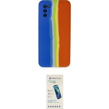 Marsilyan™- Galaxy A03S Kılıf Yadigar Çizgi - Şeffaf Pasifik Cam Ekran Koruyucu