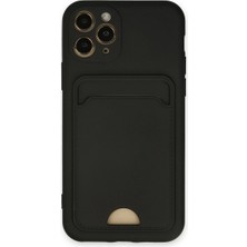 Freedom Storee Apple Iphone 11 Pro Kılıf Kelvin Kartvizitli Silikon - Siyah
