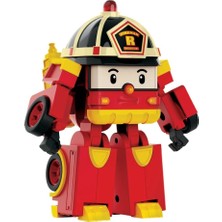 Nessi World Polı MRT-686 Sesli ve Işıklı Robocar Poli Büyük Transforming Robot Roy -Necotoys