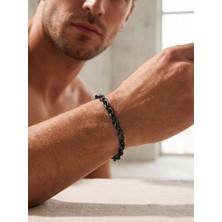 Parmas Design Mariner Çelik Zincir Hediye Erkek Bileklik 6mm 01889