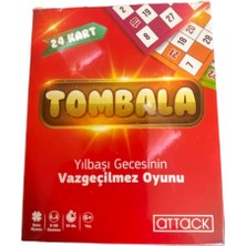 Attack Tombala Oyunu 24 Kart Yılbaşı Gecesinin Vazgeçilmez Oyunu 2-20 Oyuncu 6+ Yaş