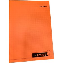 Uninote I'm Smart Kareli Defter A4 Turuncu Kapak Okul ve Ofis Defteri