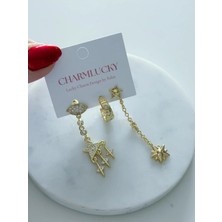 Charmlucky 3lü Küpe Seti