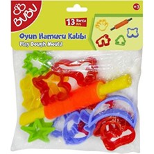 Empressco Renkli Oyun Hamuru Kalıbı ve Merdaneli 13 Parça Seti